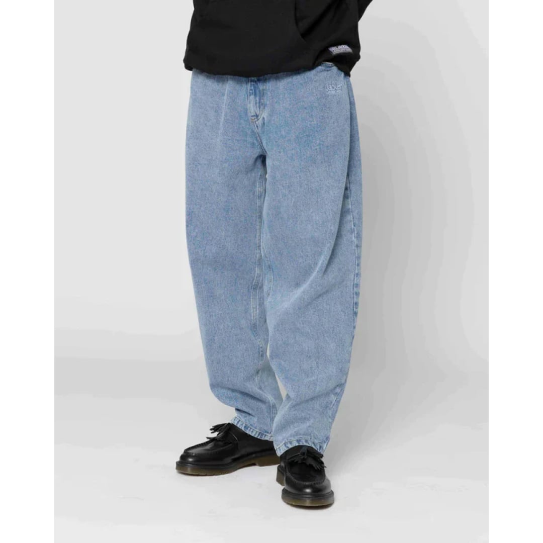 Pantalons Jacker Baggy Washed Blue - Sweat à Capuche