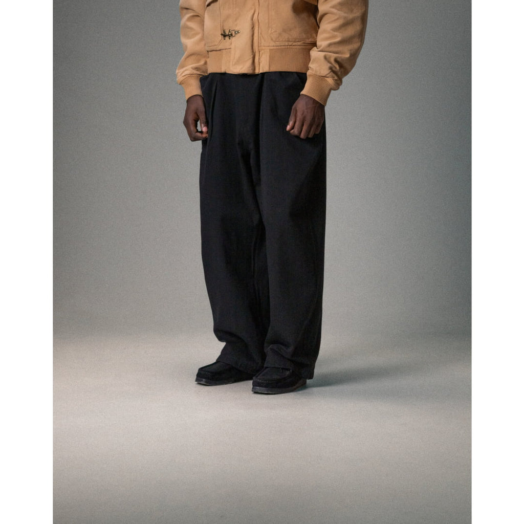 Pantalons Jacker Pleated Baggy Black - Insidshop.com