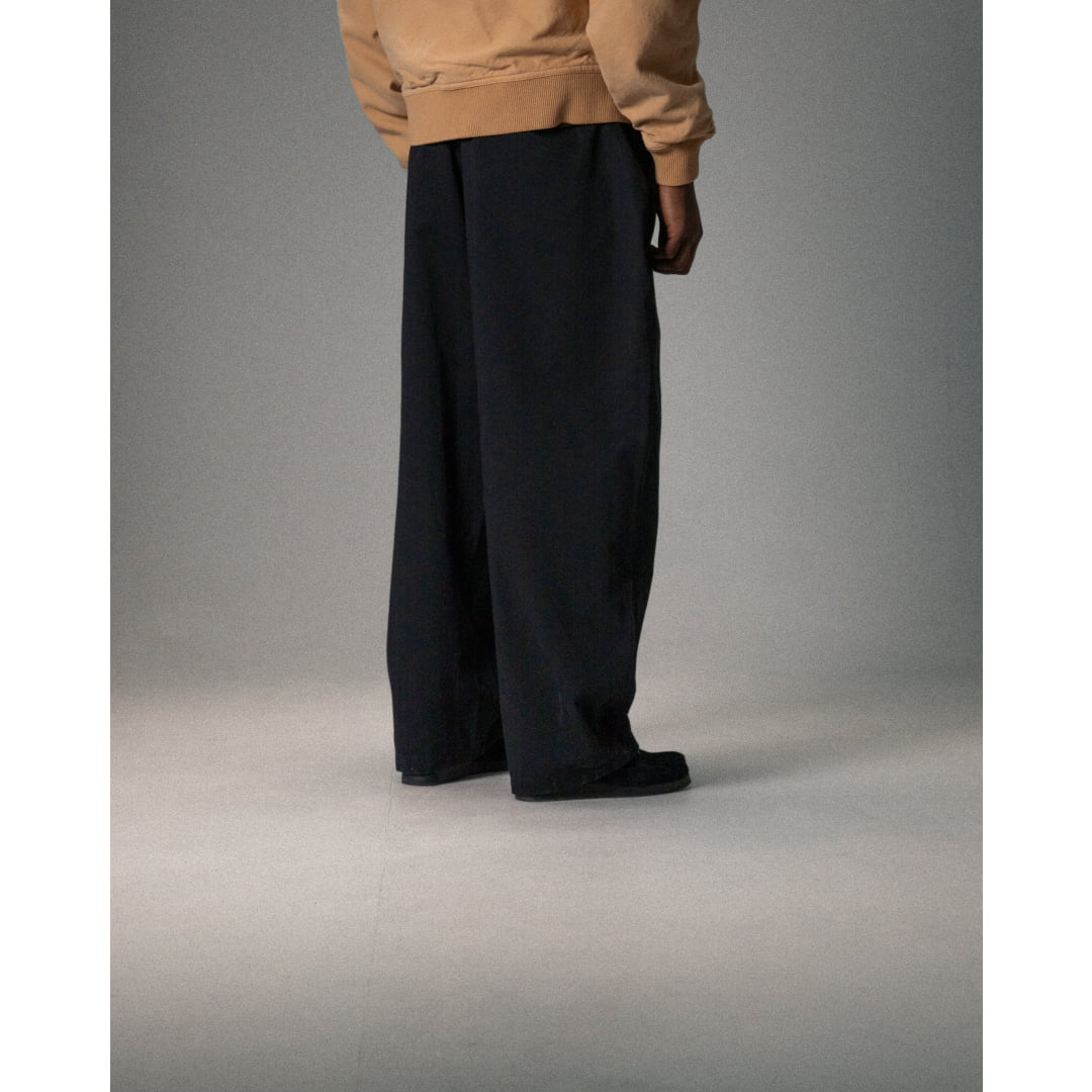 Pantalons Jacker Pleated Baggy Black - Insidshop.com
