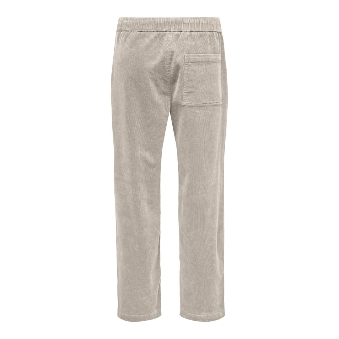 Pantalons Only & Sons Onsfade Loose 0188 String Cord Silver