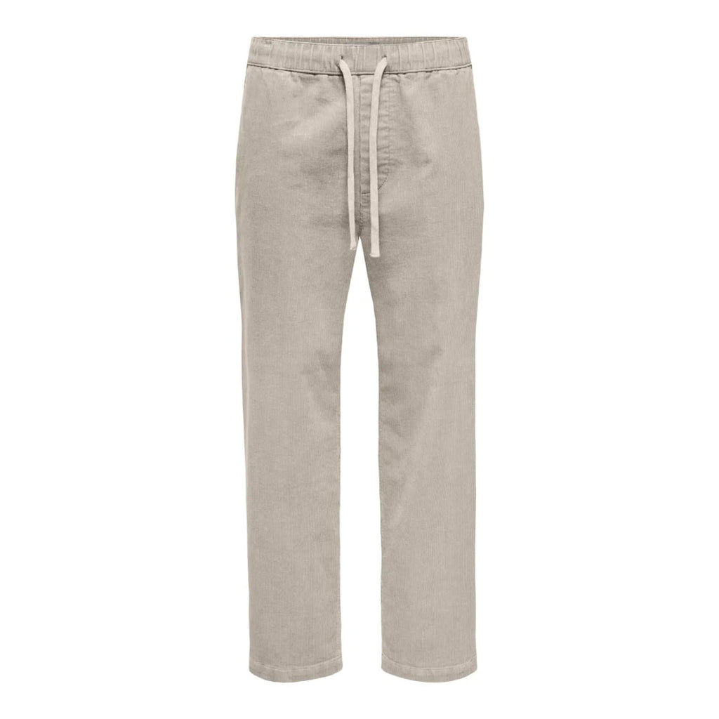 Pantalons Only & Sons Onsfade Loose 0188 String Cord Silver