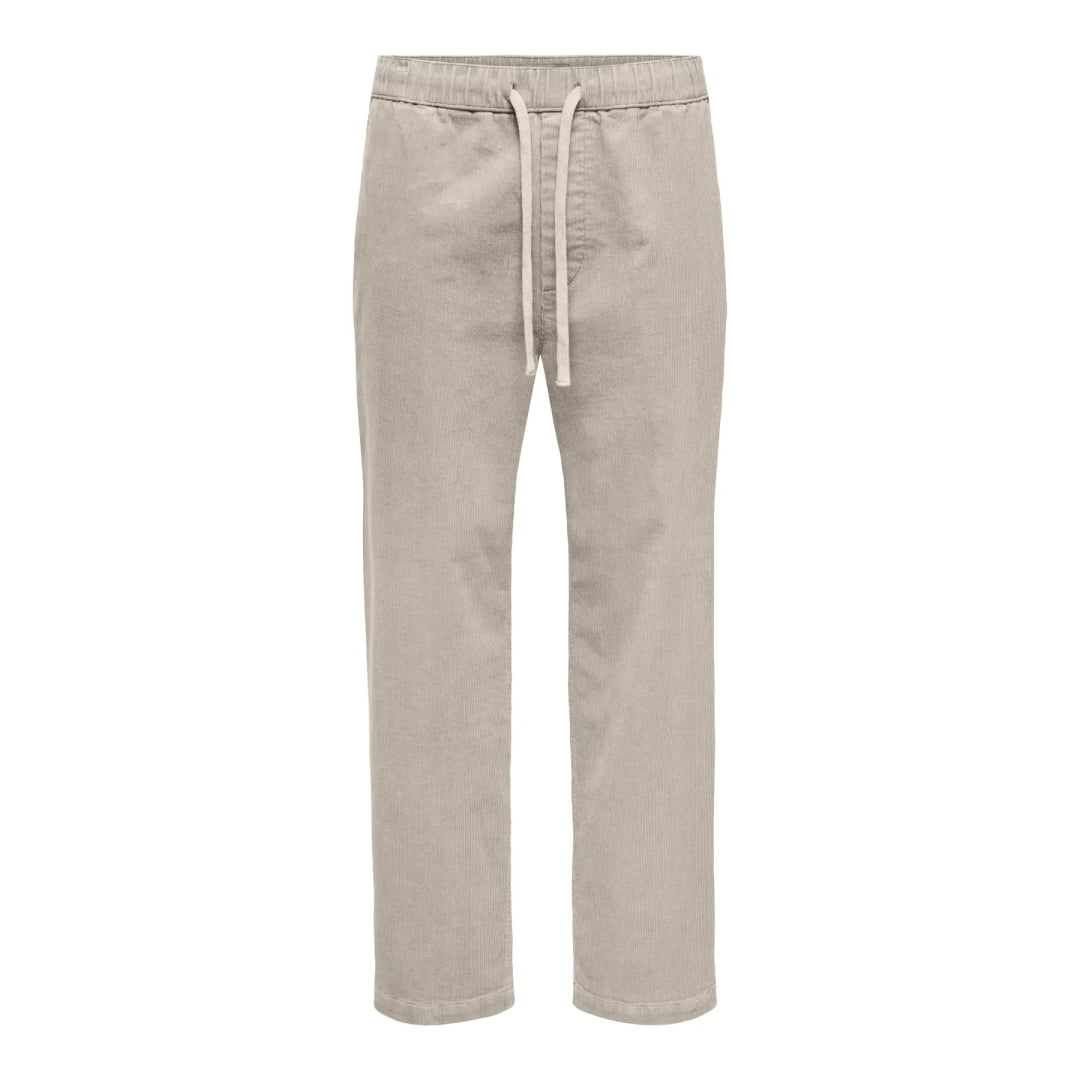 Pantalons Only & Sons Onsfade Loose 0188 String Cord Silver