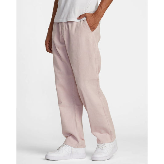 Pantalons RVCA Americana Elastic Cord Pale Mauve - Rvca