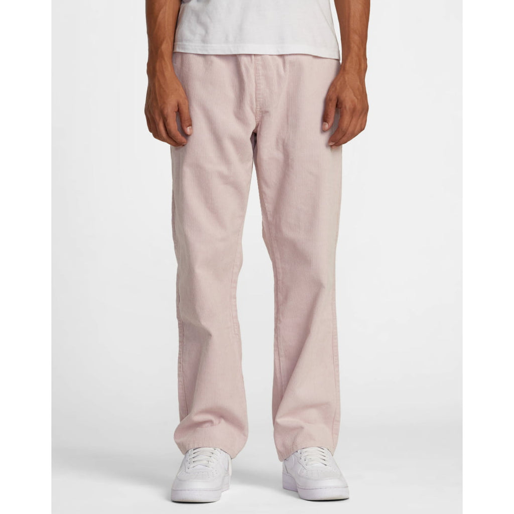 Pantalons RVCA Americana Elastic Cord Pale Mauve - Rvca