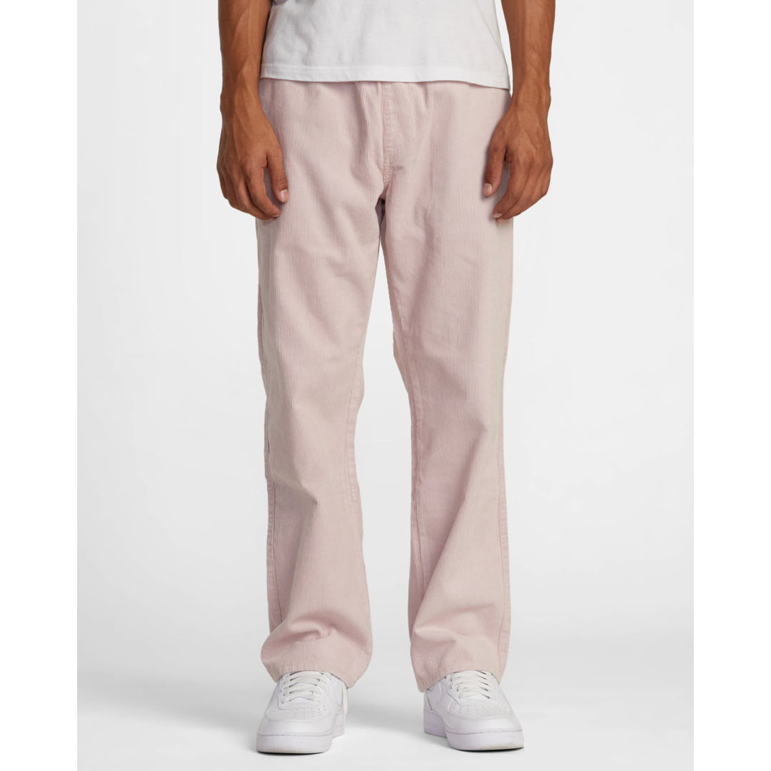 Pantalons RVCA Americana Elastic Cord Pale Mauve - Rvca