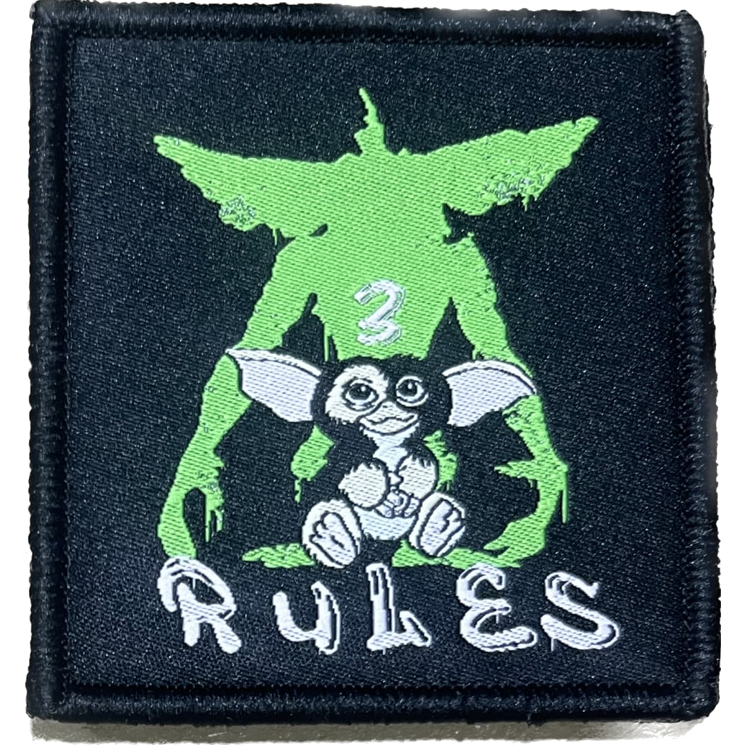 Patch Scratchy’s 3 Rules - a Esh Cheli Camo Fond Blanc -