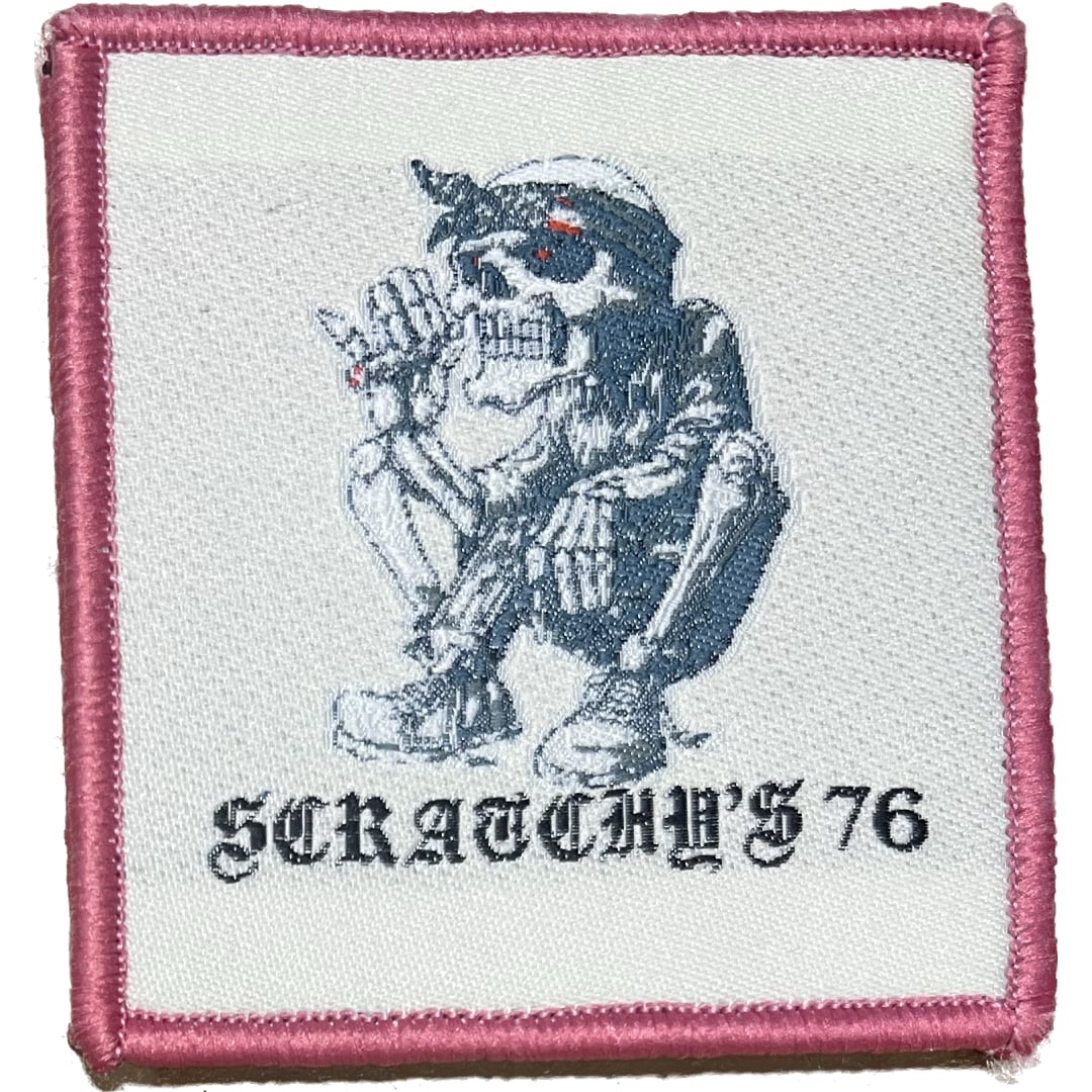 Patch Scratchy’s Squelette 76 - a Esh Cheli Camo Fond Blanc