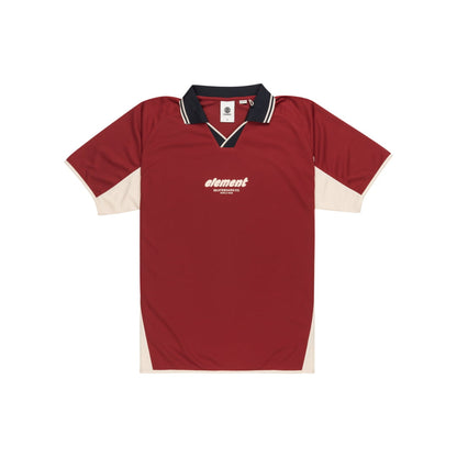 Polo Element Soccer Game SS Pomegranate - Ss - Insidshop.com