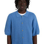 Polo Element Stripe Textured Knit Riviera - Insidshop.com