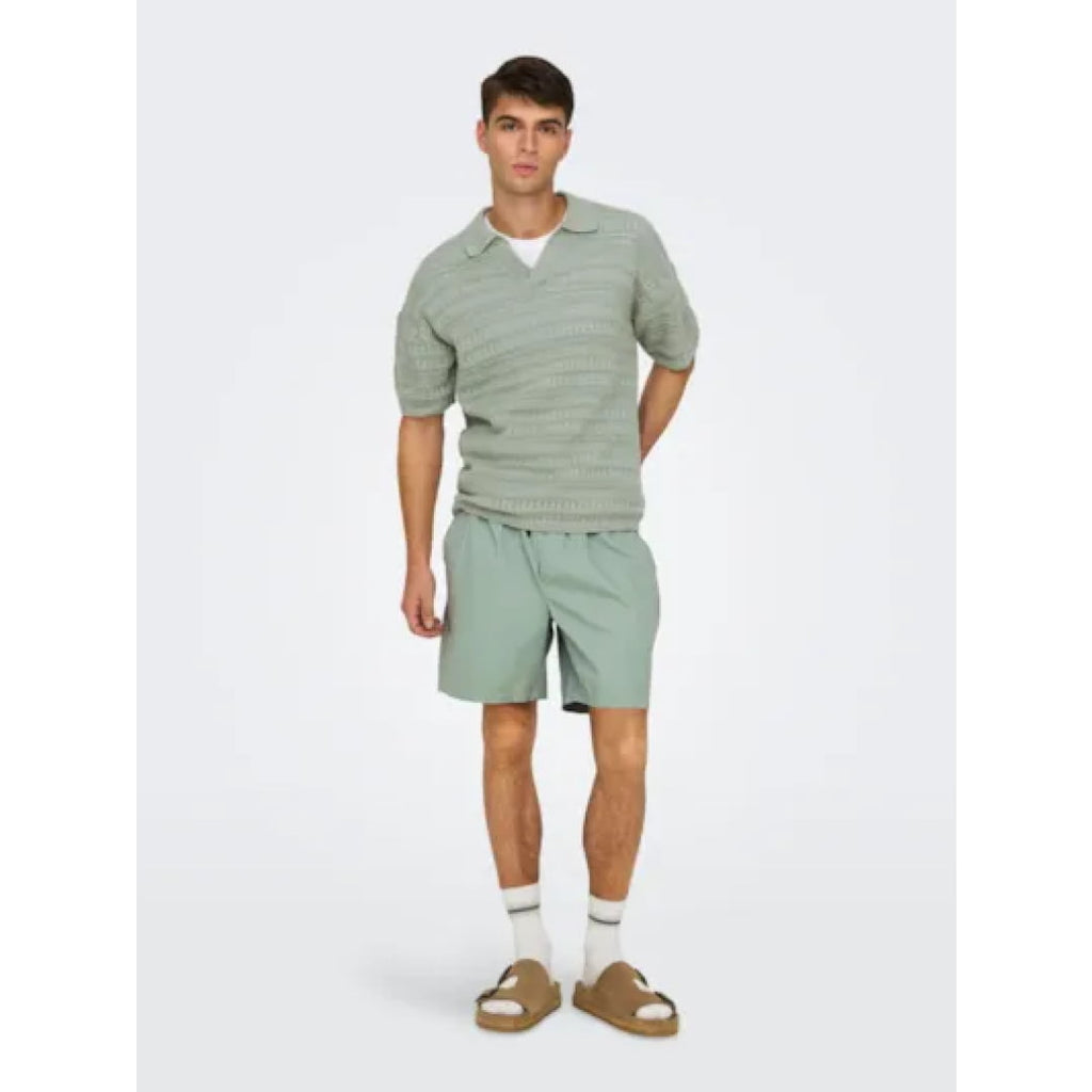 Polo Only & Sons Onsgrayson DS 5 Chochet Knit Wrought Iron