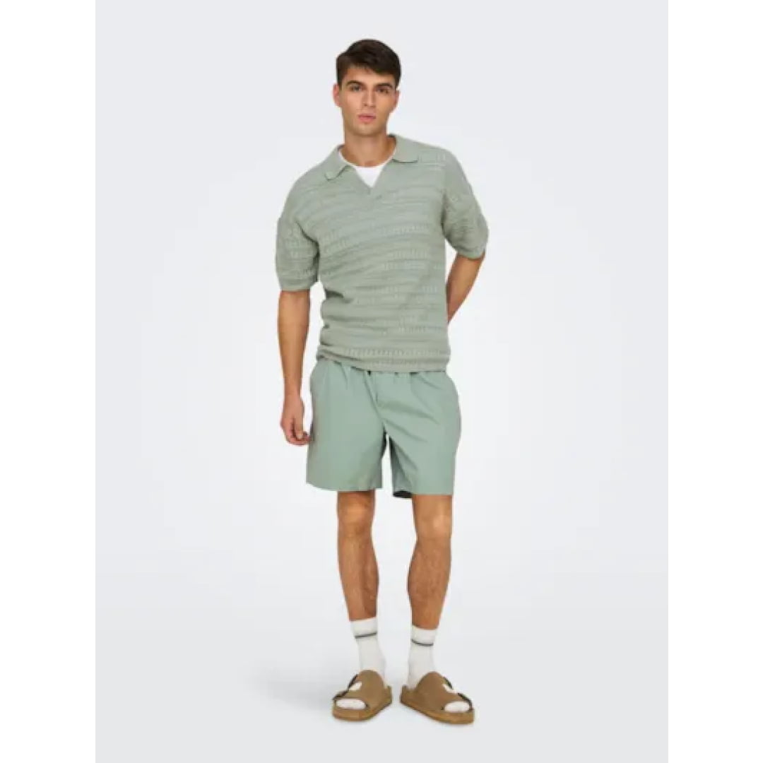 Polo Only & Sons Onsgrayson DS 5 Chochet Knit Wrought Iron