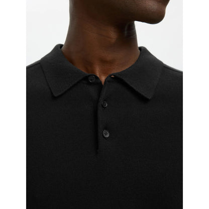 Polo Selected SLHBERH SS Black - Slhberh Ss - Insidshop.com