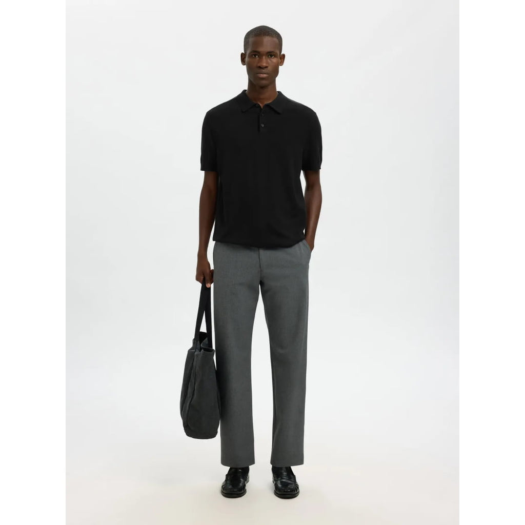 Polo Selected SLHBERH SS Black - Slhberh Ss - Insidshop.com