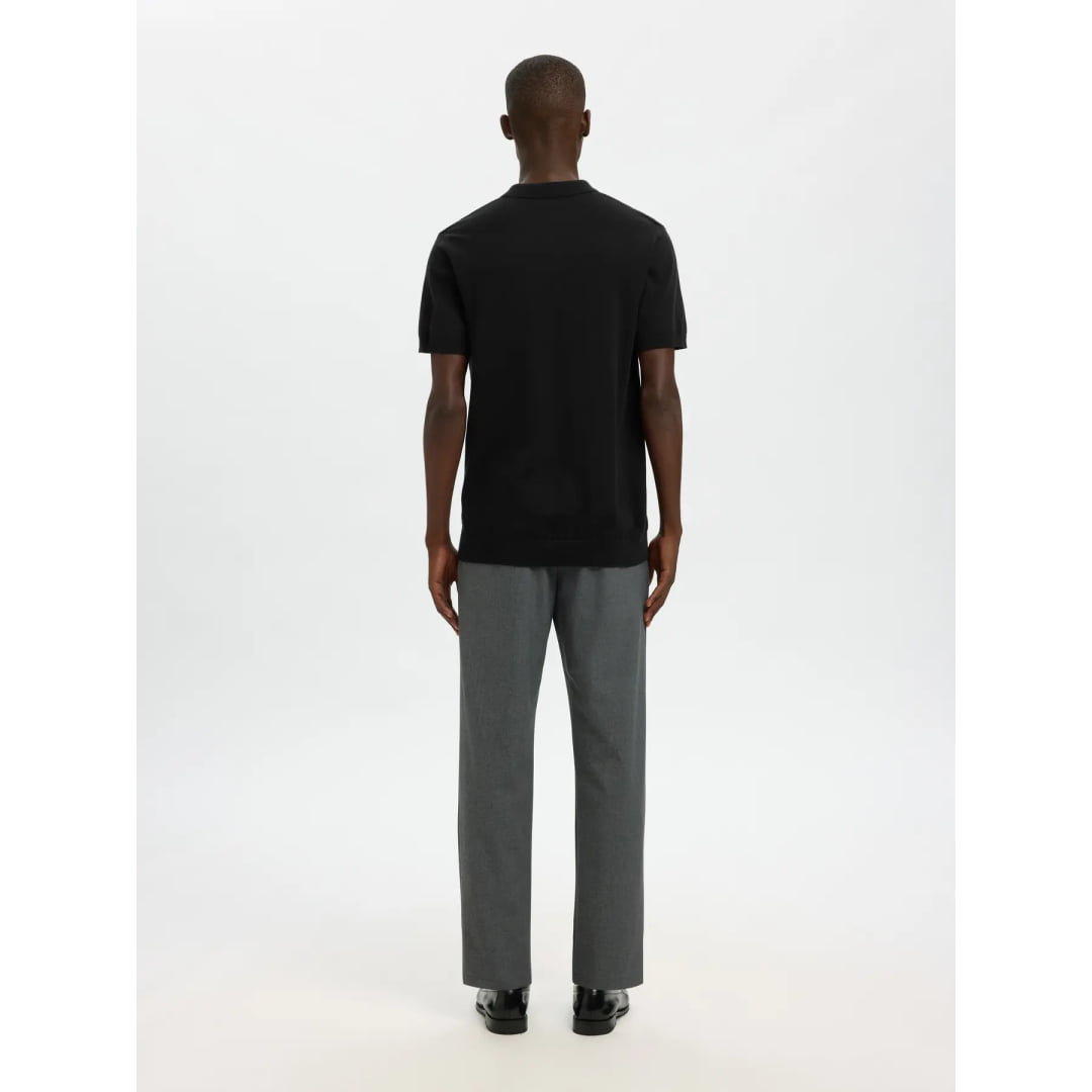 Polo Selected SLHBERH SS Black - Slhberh Ss - Insidshop.com