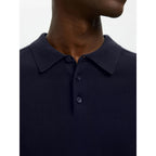 Polo Selected SLHBERH SS Navy Blazer Melange - Slhberh Ss