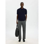Polo Selected SLHBERH SS Navy Blazer Melange - Slhberh Ss