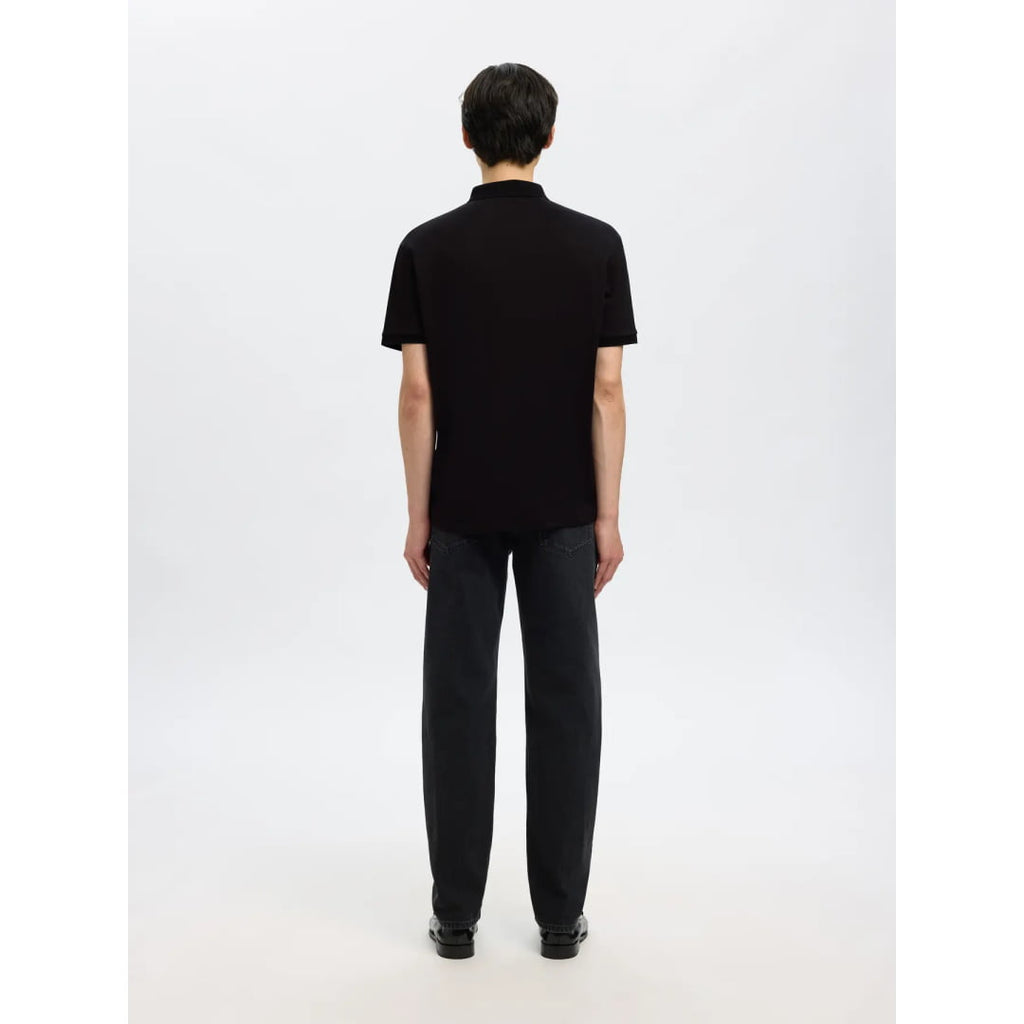 Polo Selected SLHFAVE Zip Black - Slhfave - Insidshop.com
