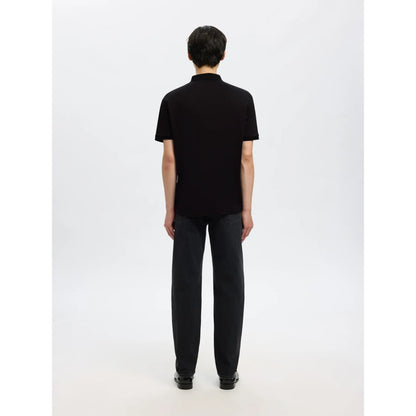 Polo Selected SLHFAVE Zip Black - Slhfave - Insidshop.com