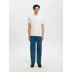Polo Selected SLHFAVE Zip Cloud Dancer - Slhfave