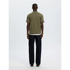 Polo Selected SLHFAVE Zip Kalamata - Cloud Dancer
