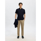 Polo Selected SLHFAVE Zip Sky Captain - Slhfave Black