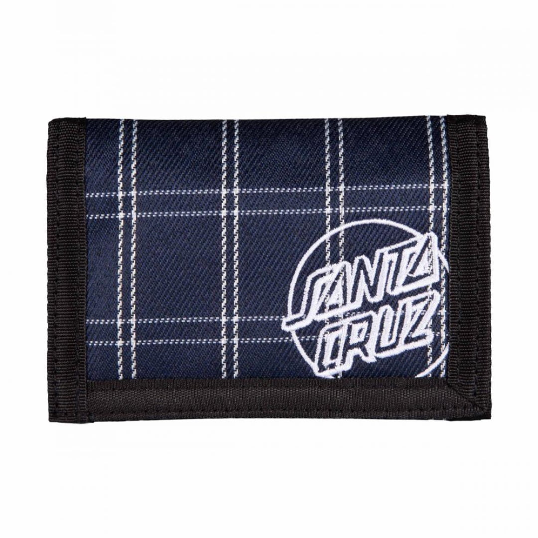 Portefeuille Santa Cruz Opus Dot Navy Check - Unique