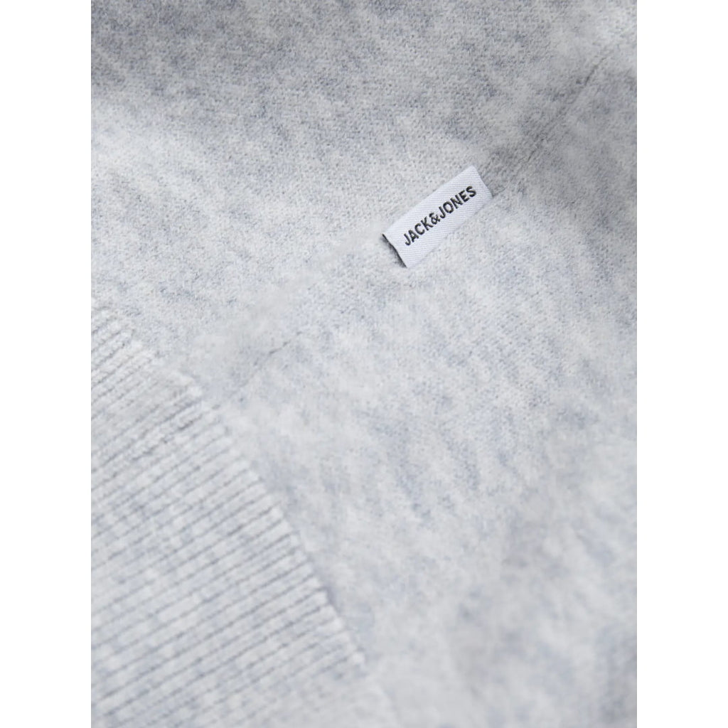 Pull Jack & Jones JJEPERFECT Wool Knit Crew Neck Light Grey
