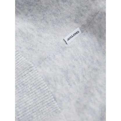 Pull Jack & Jones JJEPERFECT Wool Knit Crew Neck Light Grey