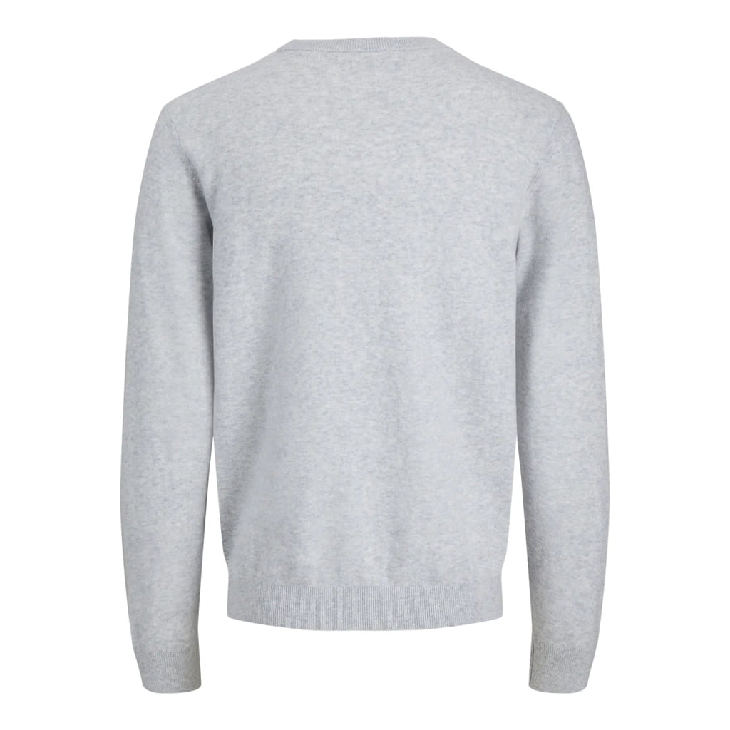 Pull Jack & Jones JJEPERFECT Wool Knit Crew Neck Light Grey