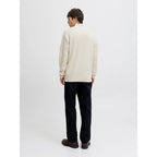Pull Jack & Jones JPRBLAMILANO Stitch Knit Half Zip Cloud