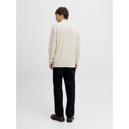Pull Jack & Jones JPRBLAMILANO Stitch Knit Half Zip Cloud