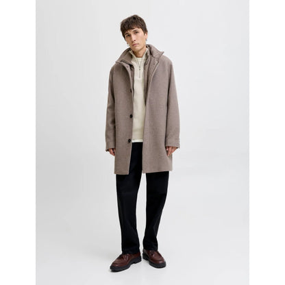 Pull Jack & Jones JPRBLAMILANO Stitch Knit Half Zip Cloud