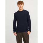 Pull Jack & Jones JPRBLULAMBSWOOL Knit Crew Night Sky