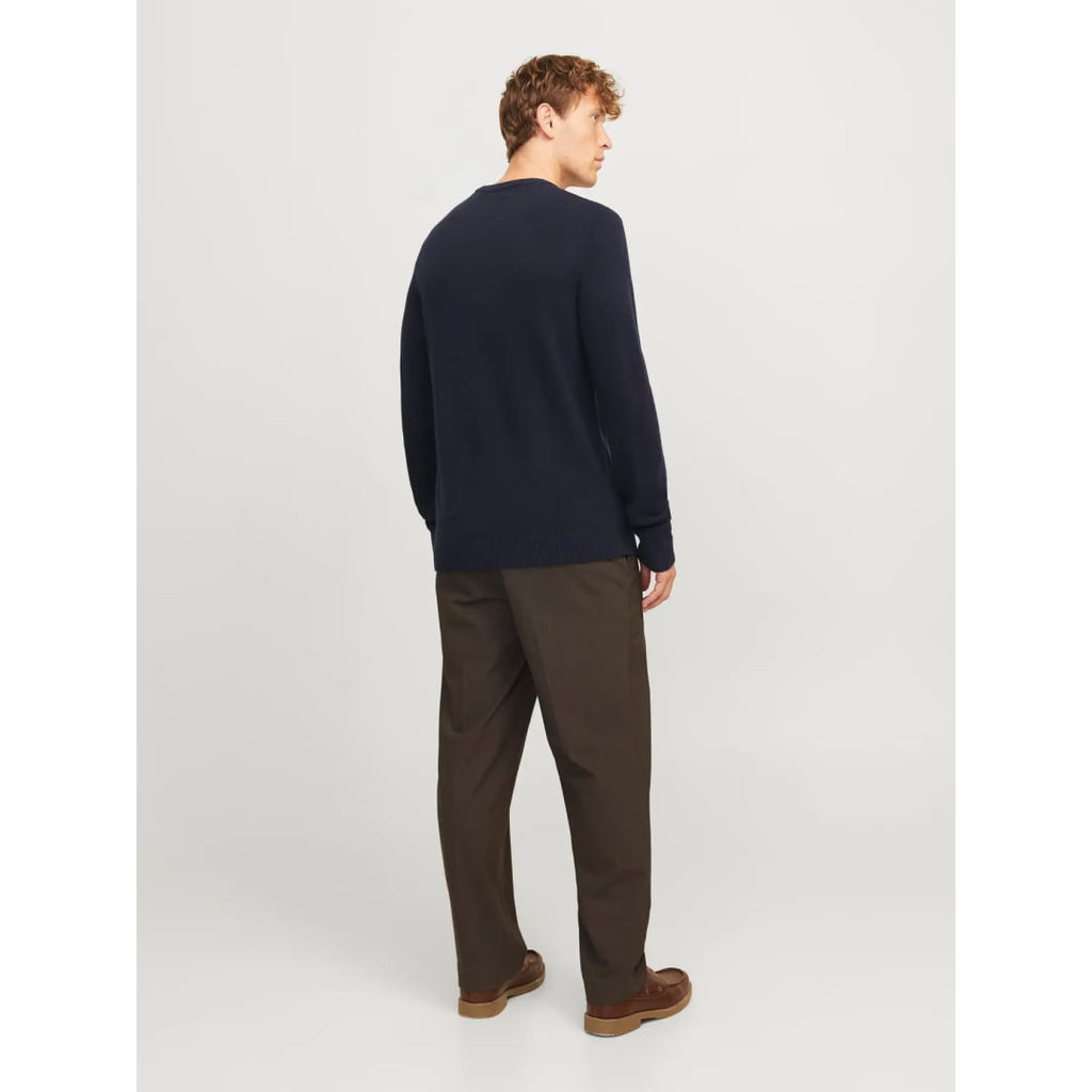 Pull Jack & Jones JPRBLULAMBSWOOL Knit Crew Night Sky