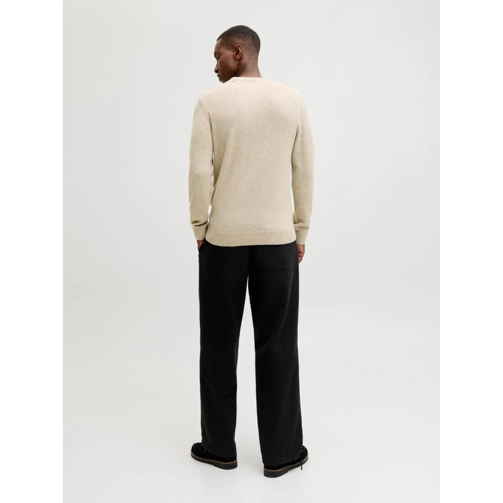 Pull Jack & Jones JPRBLULAMBSWOOL Knit Crew Silver Lining