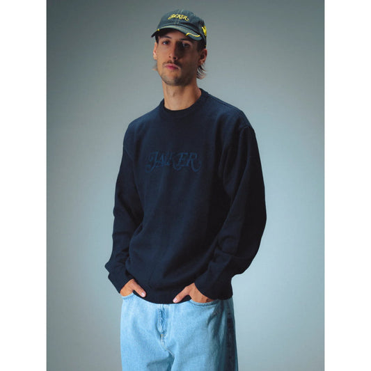 Pull Jacker Classic Felt Knit Navy - Insidshop.com