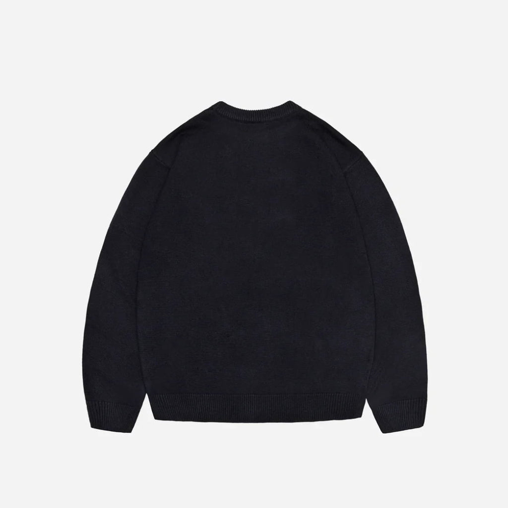 Pull Jacker Classic Felt Knit Navy - Insidshop.com