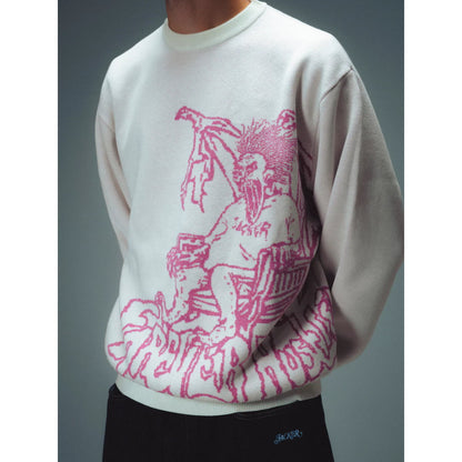 Pull Jacker Karen Knit White - Insidshop.com
