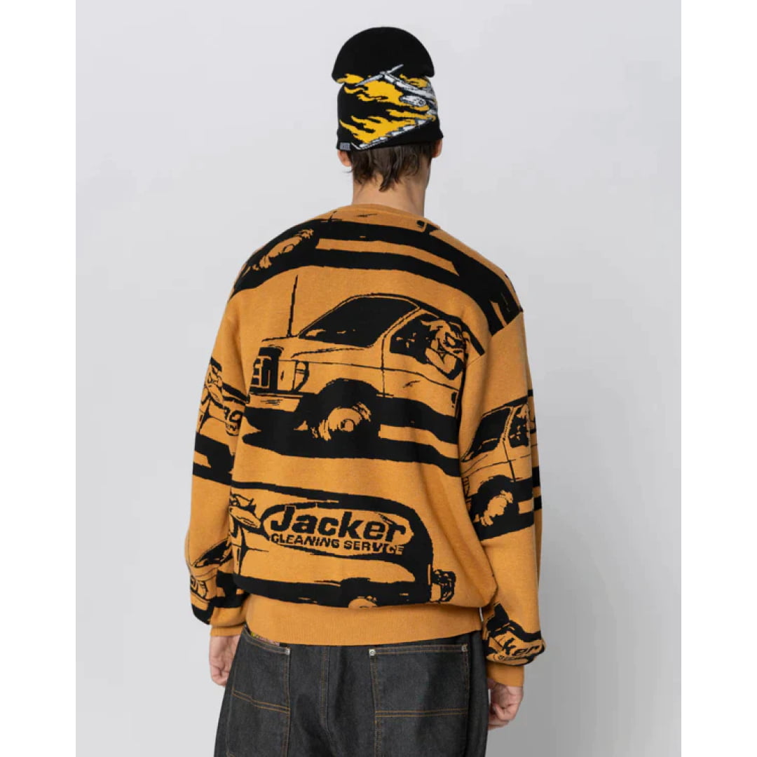 Pull Knit Jacker Cleaner Yellow - Insidshop.com