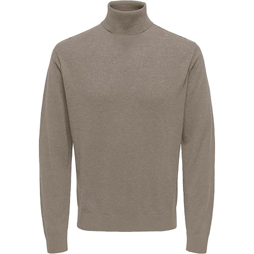 Pull ONLY&SON Reg 12 Roll Melange Desert Taupe ONSLOUI