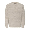 Pull Only & Sons Onsbay Reg Crew Knit Turtledove Silver