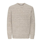 Pull Only & Sons Onsbay Reg Crew Knit Turtledove Silver
