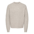 Pull Only & Sons ONSBOB DS LS Crew Knit Silver Lining