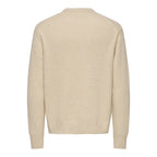 Pull Only & Sons Onsjames Rlx Crew Knit Oatmeal