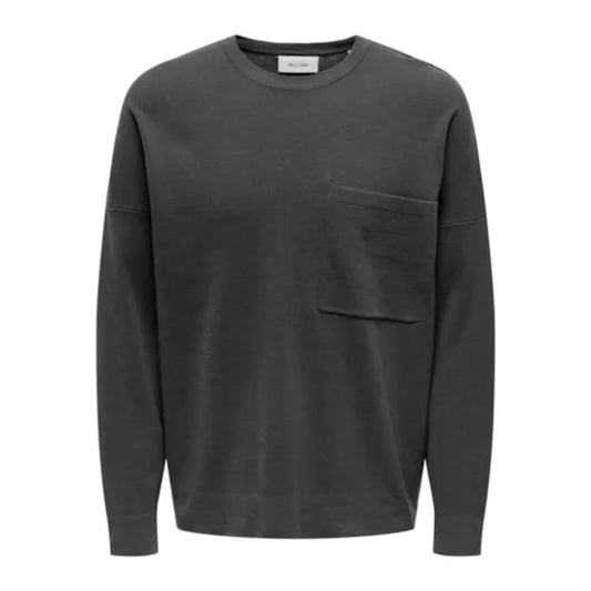 Pull Only & Sons Onslamai 12 Pocket Crew Knit Magnet