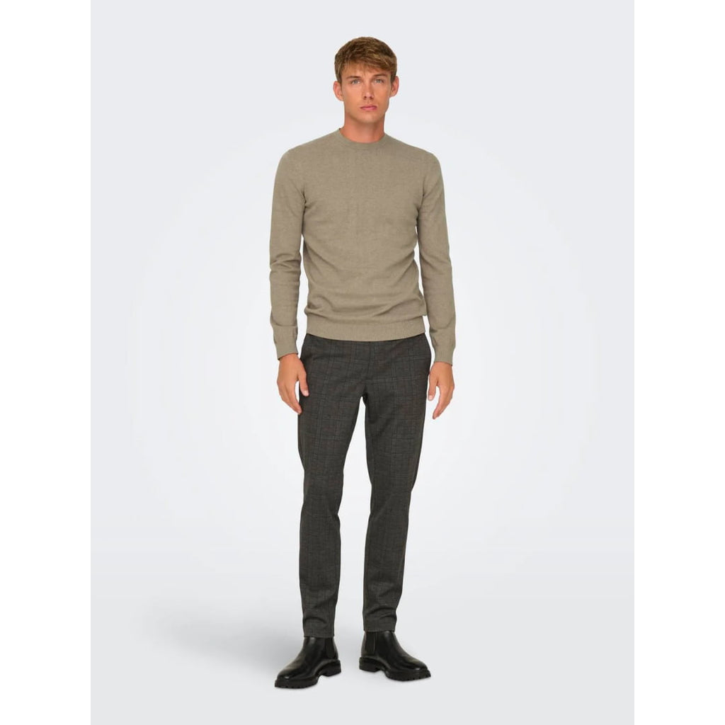 Pull Only & Sons Onsloui Reg 12 Desert Taupe Melange - Jack