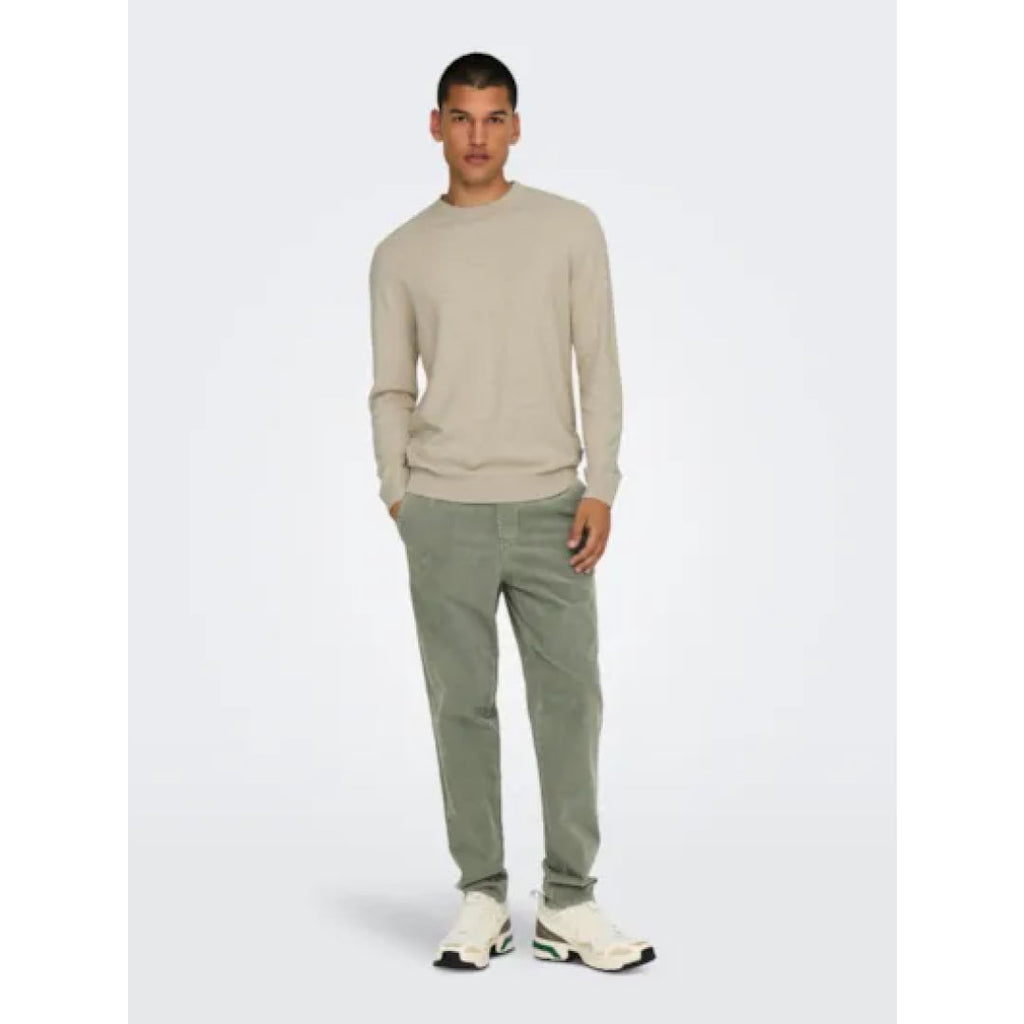 Pull Only & Sons Onsloui Reg 12 Oatmeal Melange - Jack Jones