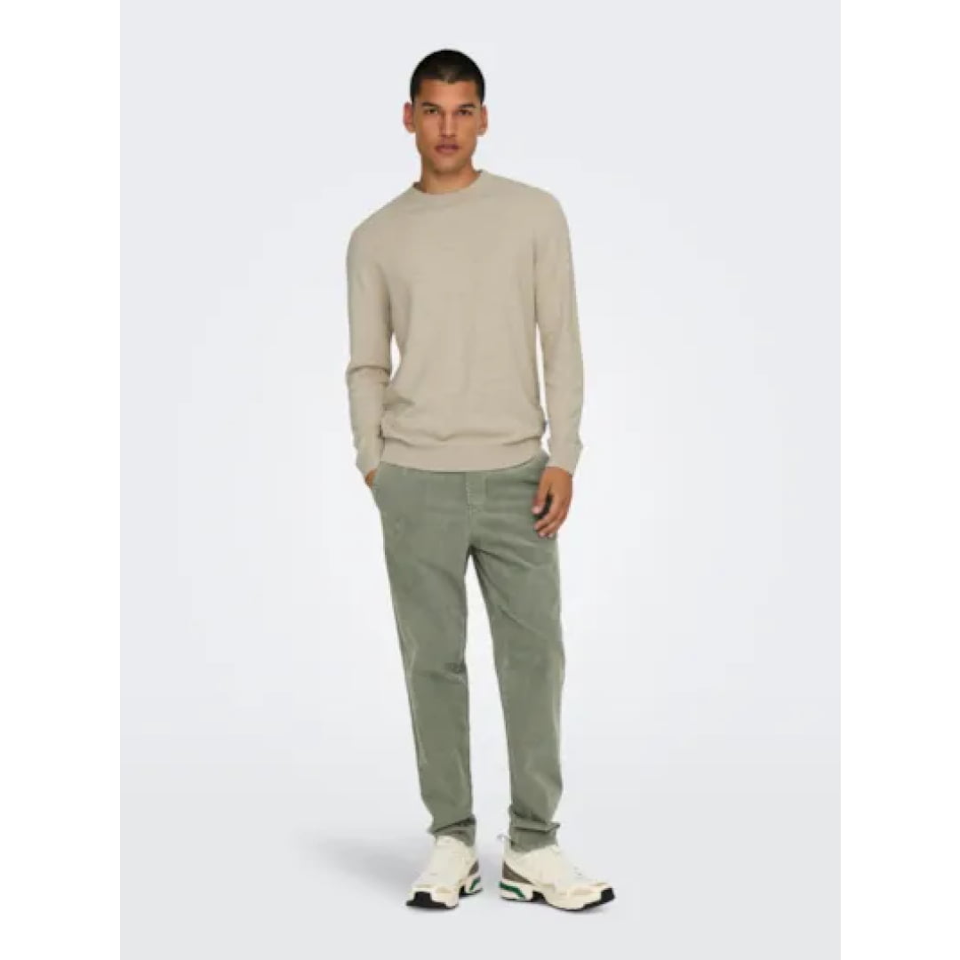 Pull Only & Sons Onsloui Reg 12 Oatmeal Melange - Jack Jones