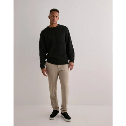 Pull Only & Sons Onsrory Vin 5 Boucle Crew Knit Black
