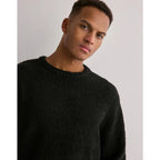 Pull Only & Sons Onsrory Vin 5 Boucle Crew Knit Black